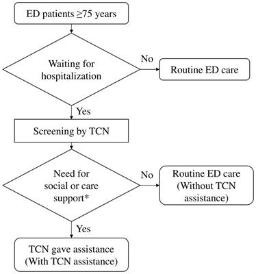 Developing a novel transitional care model for older emergency department patients and exploring the target population in Taiwan